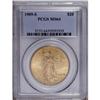 Image 1 : 1909-S $20 MS64 PCGS. The mintmark is nicely repunched 1909-S[$20] MS64 PCGS.