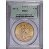Image 1 : 1912 $20 MS62 PCGS. This lustrous older holder example 1912[$20] MS62 PCGS.