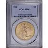 Image 1 : 1912 $20 MS63 PCGS. This lower mintage double eagle is 1912[$20] MS63 PCGS.