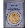 Image 1 : 1914-S $20 MS65 PCGS. A luminous peach-gold Gem with p 1914-S[$20] MS65 PCGS.