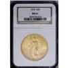 Image 1 : 1915 $20 MS61 NGC. A scarce date that is usually found 1915[$20] MS61 NGC.