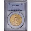 Image 1 : 1924 $20 MS65 PCGS. Satin honey-gold surfaces are smoo 1924[$20] MS65 PCGS.