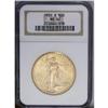 Image 3 : 1924-D $20 MS62 NGC. A pleasing example of this scarce 1924-D[$20] MS62 NGC.