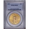 Image 1 : 1927 $20 MS65 PCGS. Deep orange color graces this high 1927[$20] MS65 PCGS.