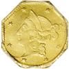 Image 1 : 1853 $1 Liberty Octagonal 1 Dollar, BG-518, R.5, MS60 1853[$1] Liberty Octagonal 1 Dollar, BG-518, R