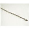 Image 7 : SOLID Sterling Silver HEARTS & Crystal Tennis BRACELET 7" 12.4 gr