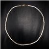 Image 4 : Asian White Jade Necklace 14k Gold Plated Clasp With Chinese Window Shade Box