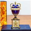 Image 1 : 1895 Blue Serpent Clock Royal Russian Egg 7Â€Â