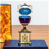 Image 4 : 1895 Blue Serpent Clock Royal Russian Egg 7Â€Â
