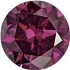 Image 1 : Natural African Rich Purple Diamond - Round Cut -