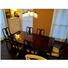 Image 11 : 68"L x 40" W Dining Room Table (includes 18" leaf)
