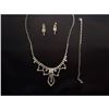 Image 2 : Czech Crystal Rhinestone Bridal Necklace Set