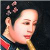 Image 3 : Oriental Oil On Canvas Signed Painting Of Musician