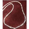 Image 4 : Sterling Silver 925 Figaro Link Necklace