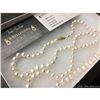 Image 2 : 9.8mm Freshwater Pearl Necklace With Gold Clasp 100+ Pearls