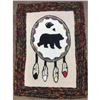 Image 1 : Authentic Anthony Weatherby Polar Bear First Nation Hand Hooked Rug