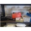 Image 2 : BOXES OF ROPE, GAS CAN, STING RAY HYDROFOIL STABILIZER SILVER SET