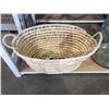 Image 2 : GLASS JUG & WICKER BASKET