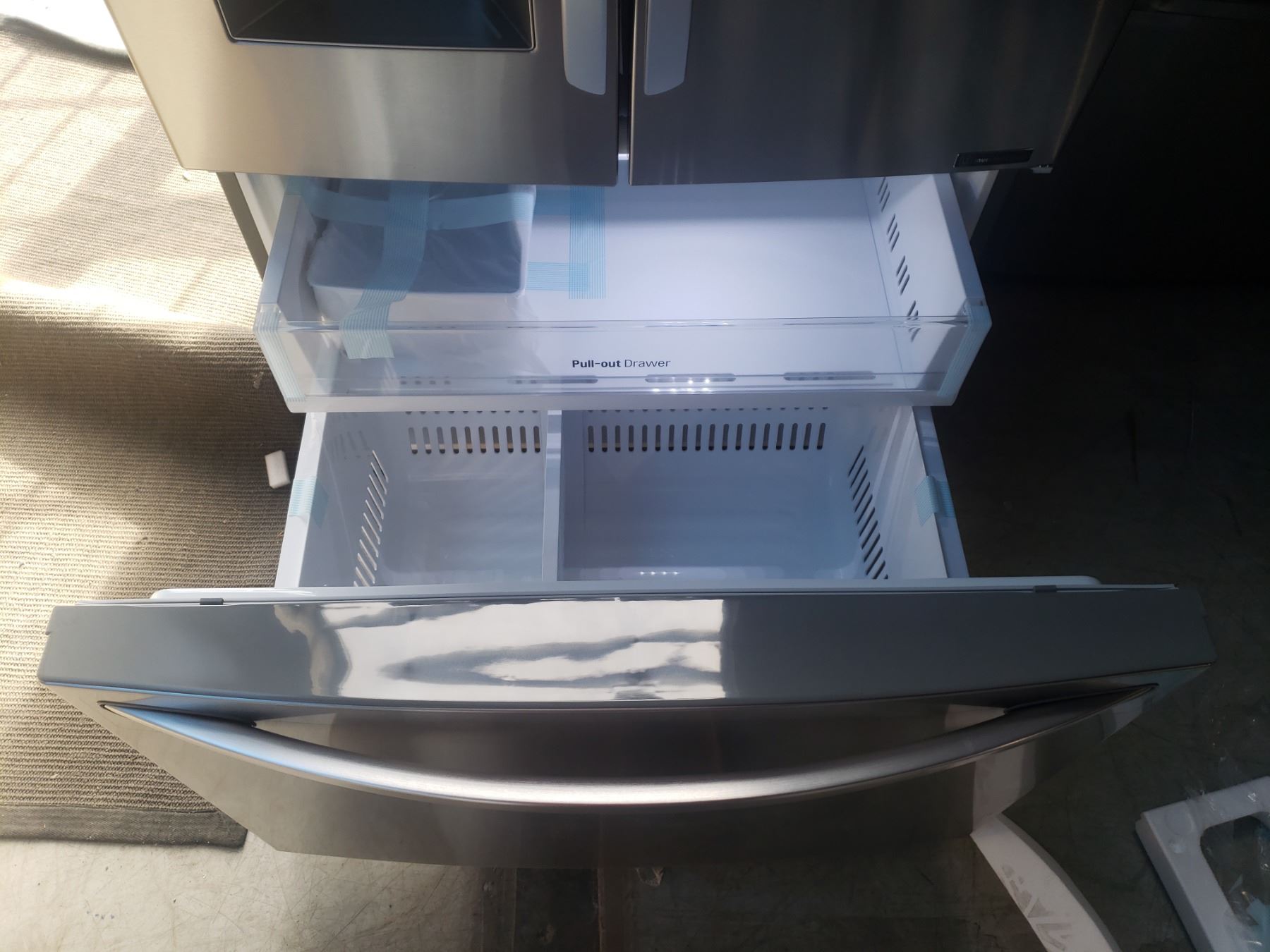 Pull Out Freezer LF FRENCH DOOR FRIDGE WITH BOTTOM PULL OUT FREEZER MODEL LFXS28566S/02 ...