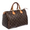 Image 2 : Louis Vuitton Monogram Canvas Leather Speedy 30 cm Bag