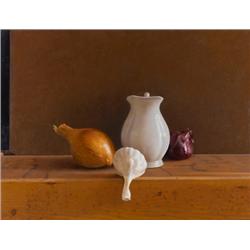 Aram Gershuni, Oil on wood