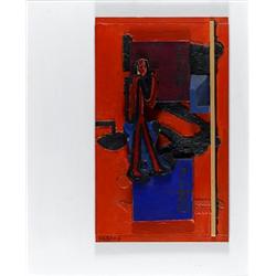 Pinchas Cohen Gan, Assemblage and oil o