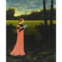 Meir Pichhadze, Oil on canvas mounted o