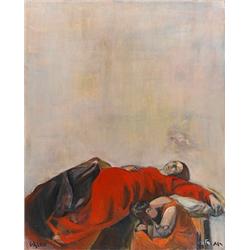 Ruth Schloss, Acrylic on canvas