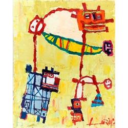 Leo Ray, Oil on canvas