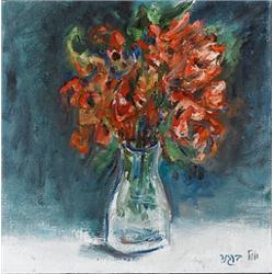 Yosl Bergner, Oil on canvas