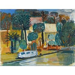 Avraham Naton, Oil on cardboard