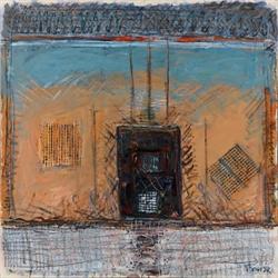 Pinhas Abramovic, Oil on paper laid on 