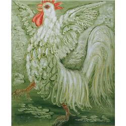 Reuven Rubin, Oil on canvas