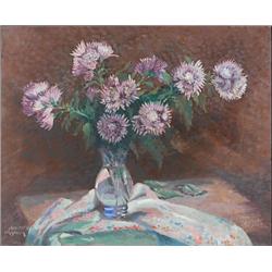 Jacob Eisenberg, Oil on canvas mounted 