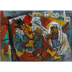 Marcel Janco, Oil on canvas