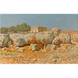 Shmuel Haruvi, Oil on masonite