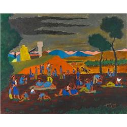 Yochanan Simon, Oil on canvas