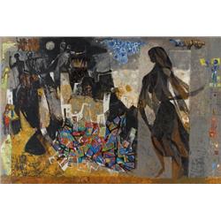 Shraga Weil, Oil on wood