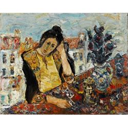 Yitzhak Frenkel-Frenel, Oil on canvas