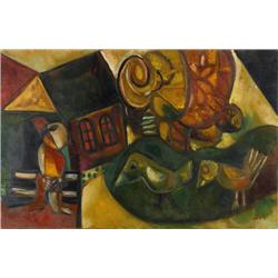 Leo Roth, Oil on canvas