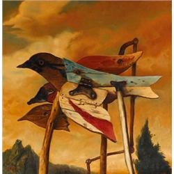 Samuel Bak, Oil on canvas