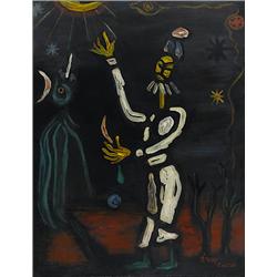 Moshe Castel, Oil on wood