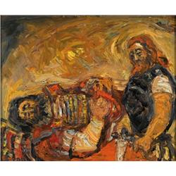 Yitzhak Frenkel-Frenel, Oil on canvas