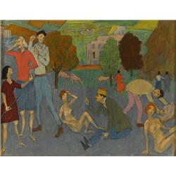 Gregoire Michonze, Oil on canvas