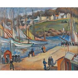 Mela Muter, Oil on canvas mounted on bo