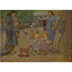 Gregoire Michonze, Oil on wood