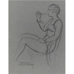 Henrik Berlewi, Charcoal Drawing