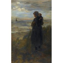 Joseph Israels, Oil on wood