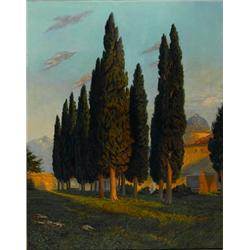 Georg Macco, Oil on canvas