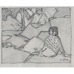 Alfred Hienrich Pellegrini, Charcoal an